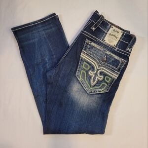 Rock Revival Lowry Straight Jeans Size 34